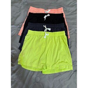 4 Pack Real Essentials Girl's Dry Fit Shorts X-Large